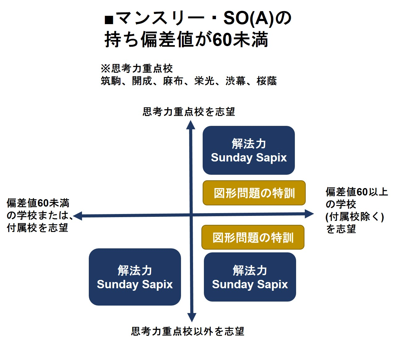 サンデーサピックス(SS)特訓】志望校別SSの概要と単科講座(思考力/解法力)の選択基準・取り組み方│中学受験コベツバ