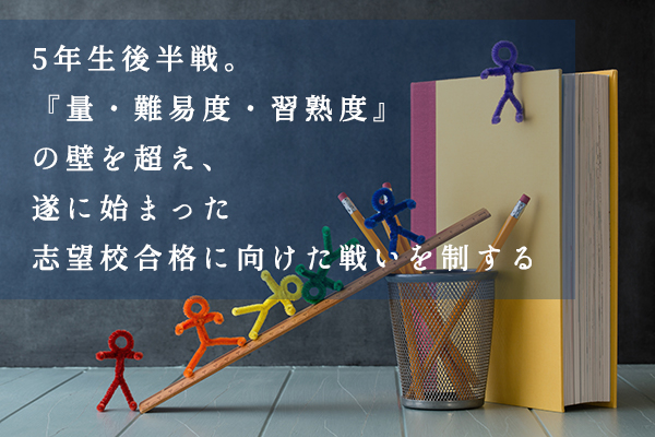 サピックス5年生後半戦 難易度と量の壁を突破する 成績を維持 向上させる学習方法