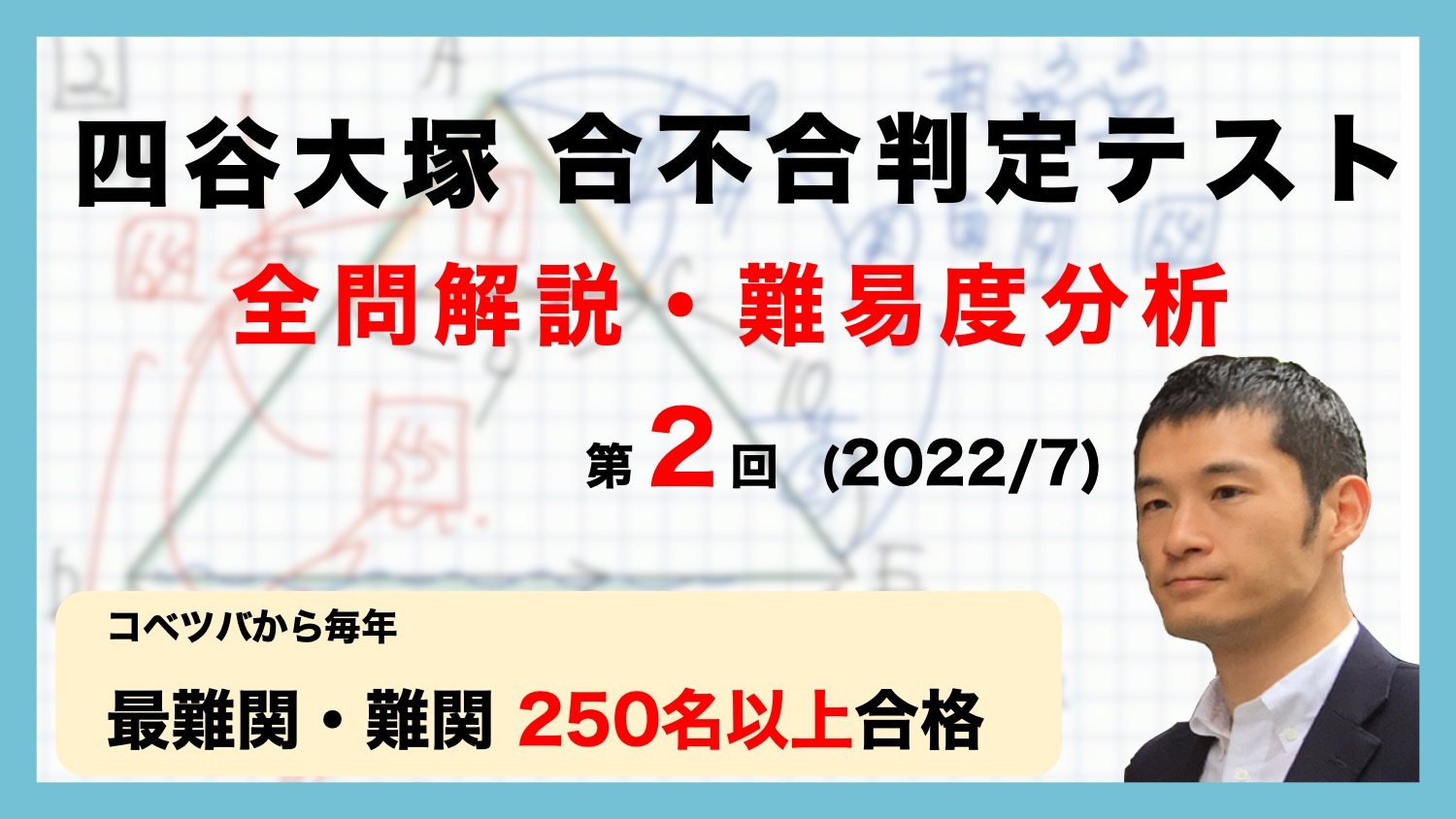 【優秀層〜苦手層まで役立つ】6年第2回四谷大塚合不合判定テスト 算数解説速報/2022年