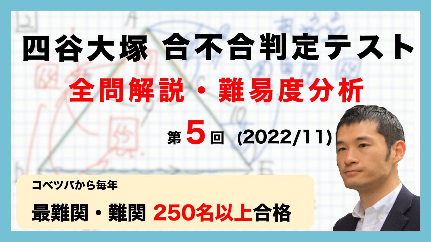 【優秀層〜苦手層まで役立つ】6年第5回合不合判定テスト 算数解説速報/2022年