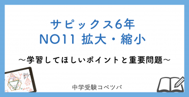 【6年生:NO11拡大・縮小 解説動画付】今週の学びの話をしよう