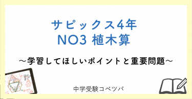 【4年生:NO3植木算 解説動画付】今週の学びの話をしよう